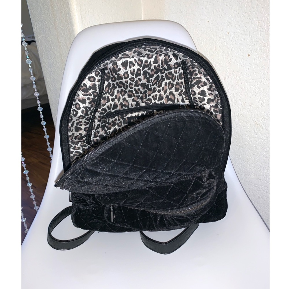 Olivia Miller Crushed Velvet Backpack